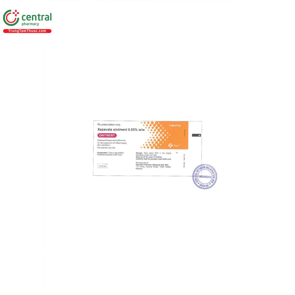 xepavate ointment 4 U8537 xepavate ointment 4 U8537