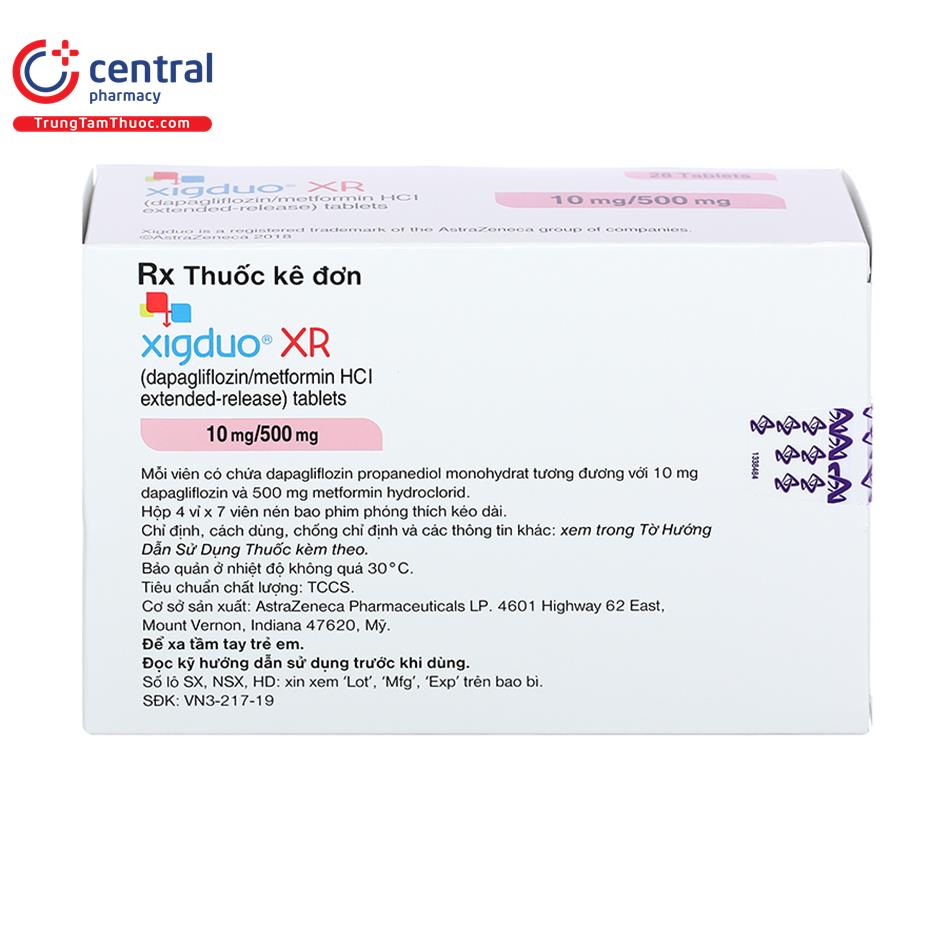 xigduo xr 10mg500mg 2 B0357