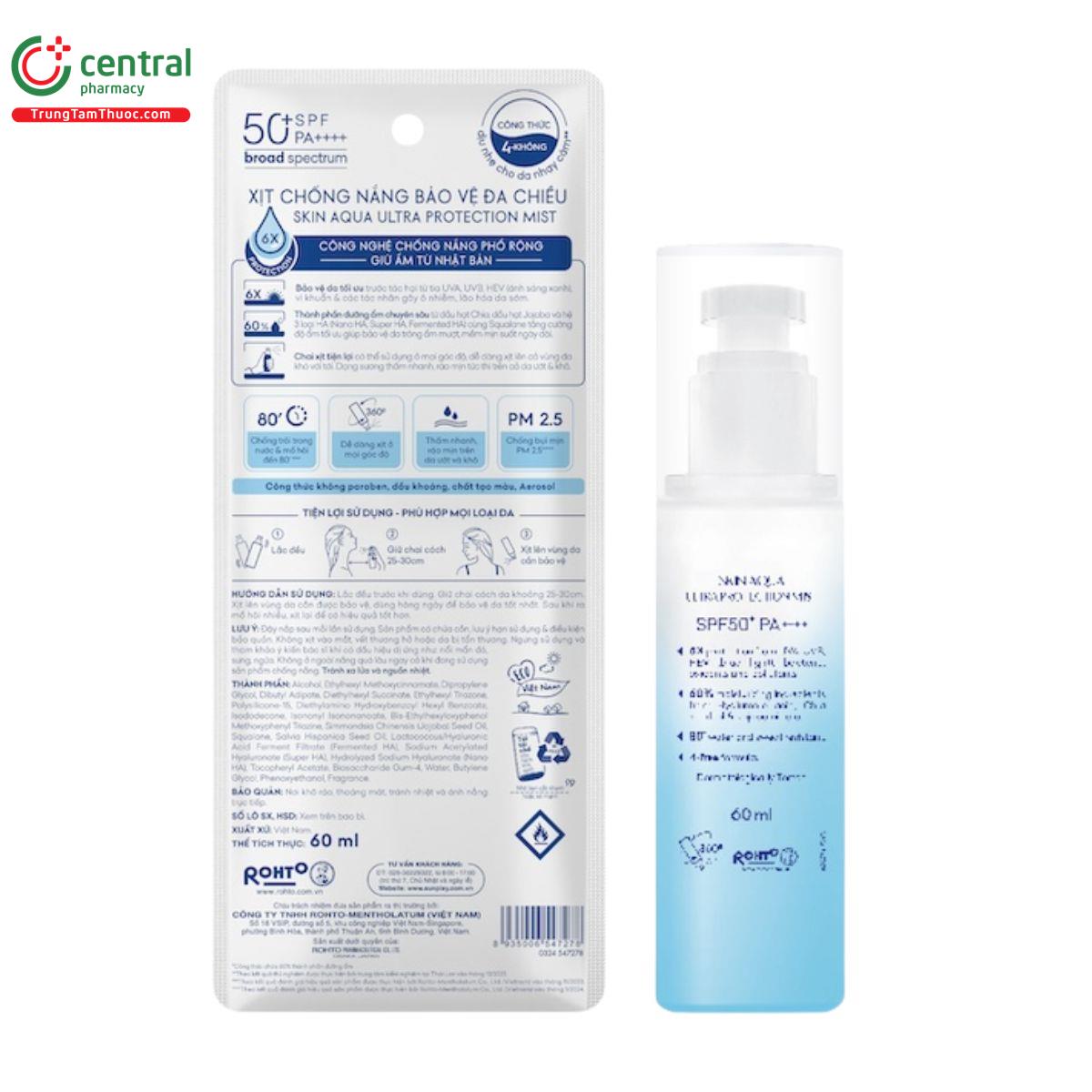 xit chong nang sunplay skin aqua ultra protection mist 3 K4576 xit chong nang sunplay skin aqua ultra protection mist 3 K4576