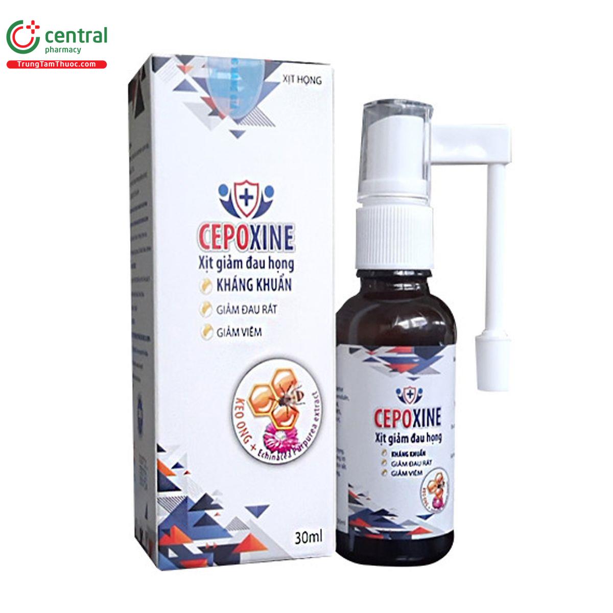 xit giam dau hong cepoxine 2 B0208 xit giam dau hong cepoxine 2 B0208
