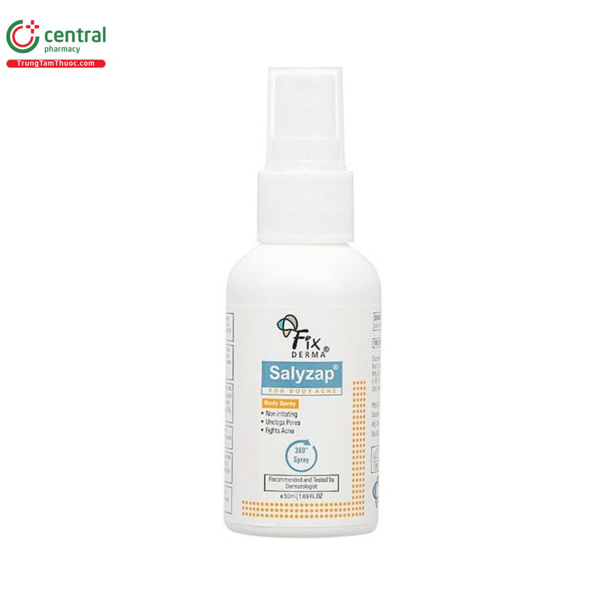 xit giam mun co the fixderma salyzap for body ance 50ml 7 P6728