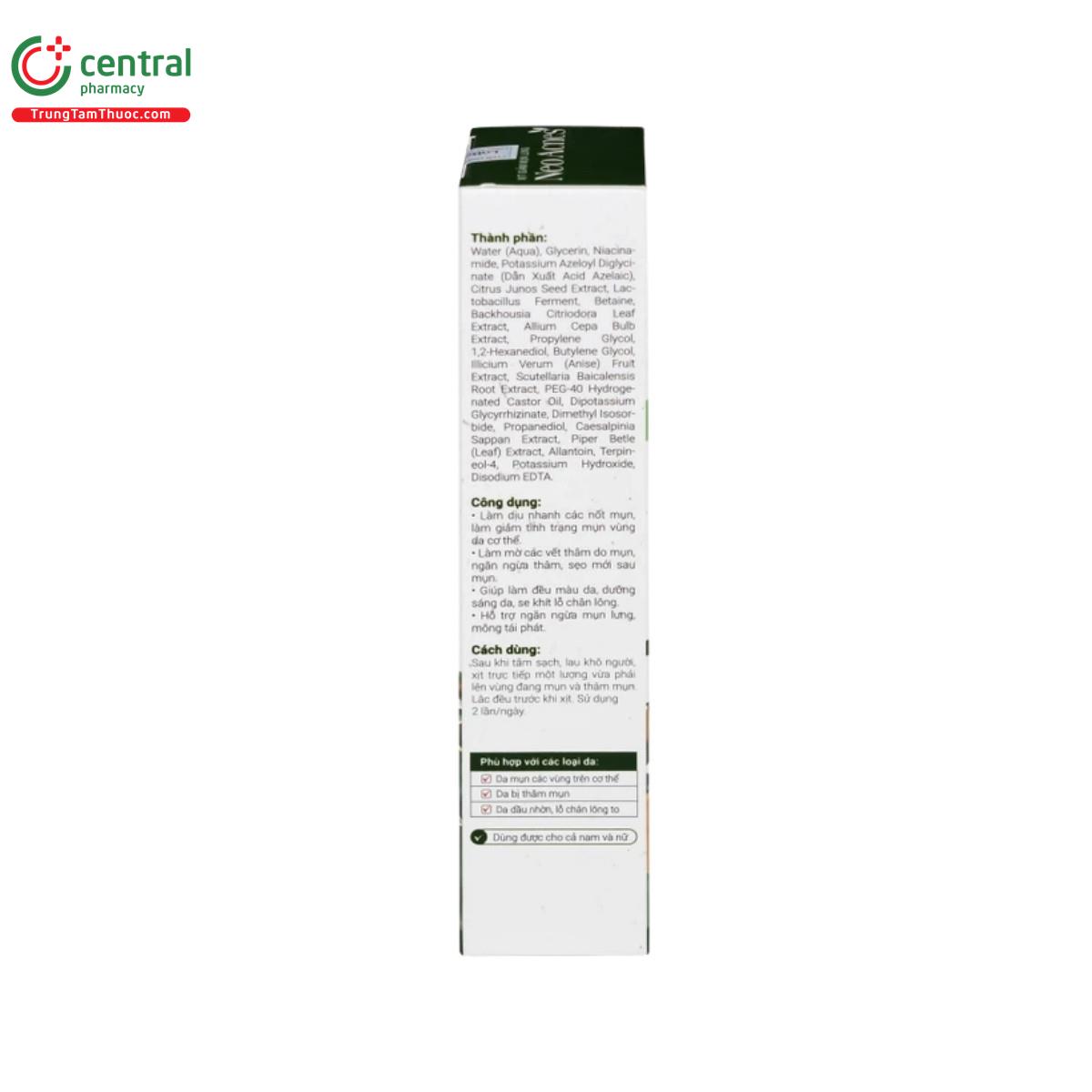 xit giam mun lung neo acnes 9 M4880