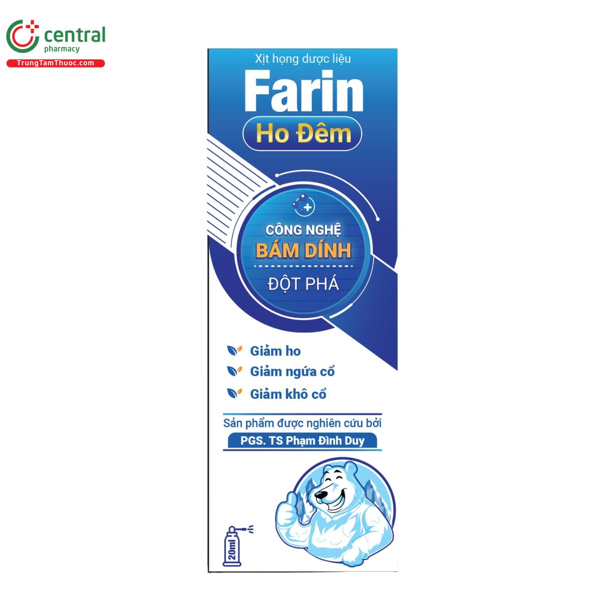 xit hong duoc lieu farin E1264 xit hong duoc lieu farin E1264