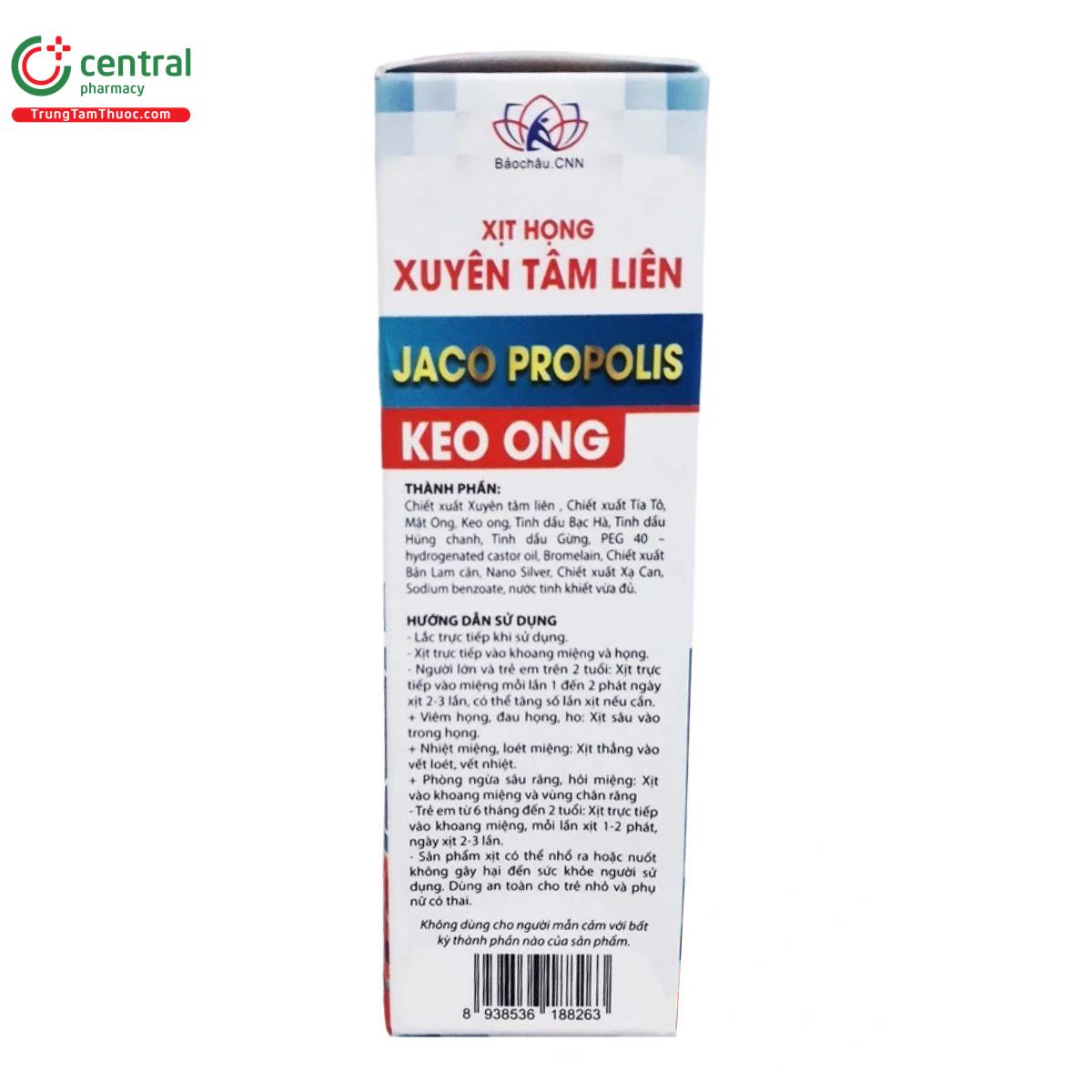 xit hong xuyen tam lien jaco propolis 4 D1680