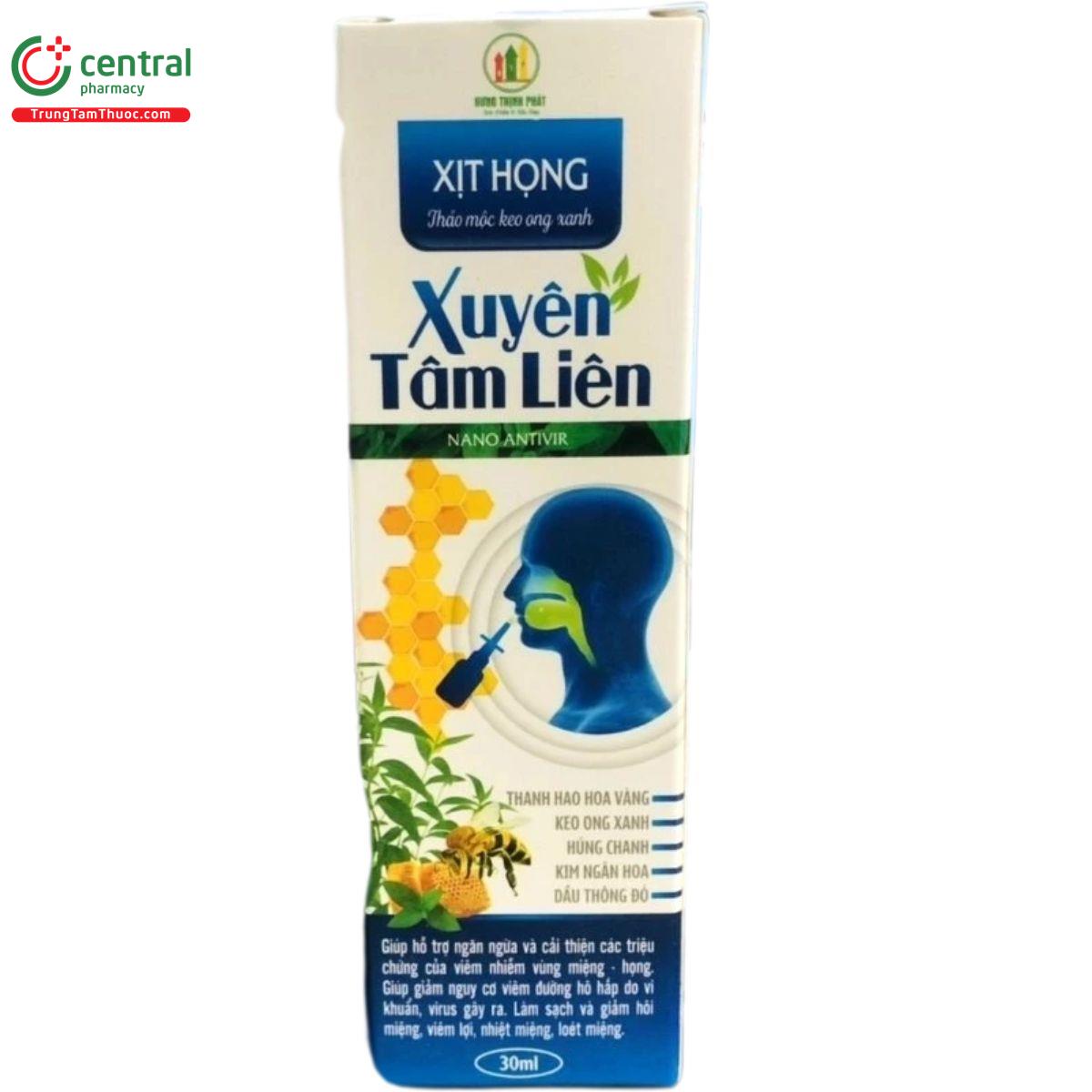 xit hong xuyen tam lien keo ong xanh nano bac 30ml 3 I3163