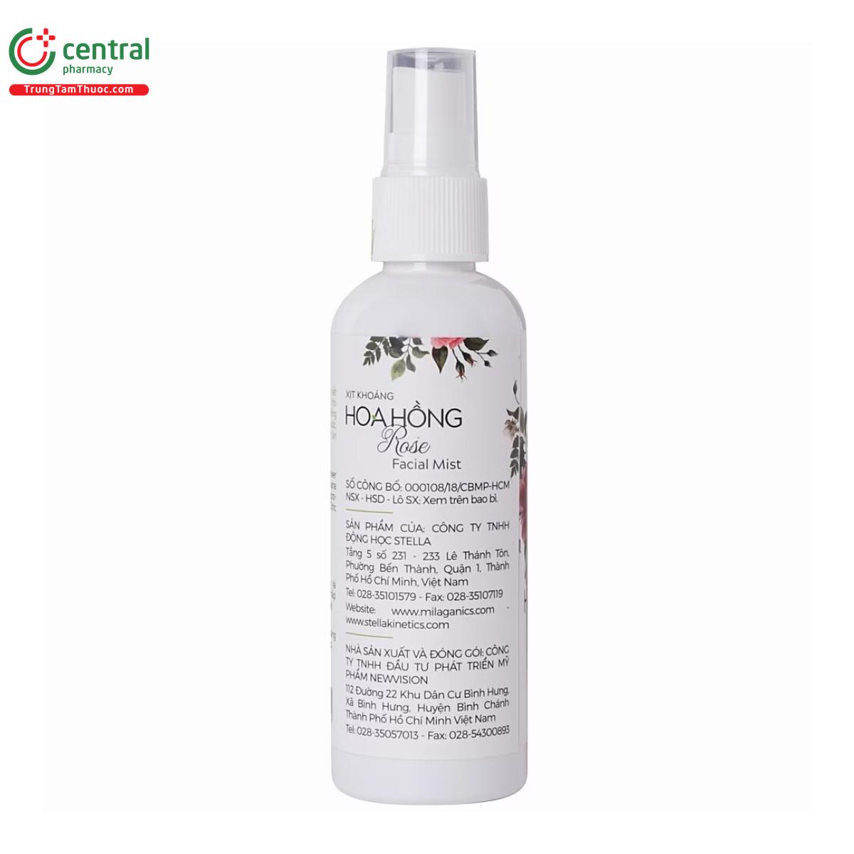 xit khoang milaganics hoa hong rose facial mist 100ml 6 A0877