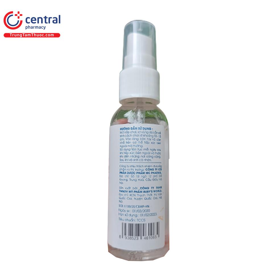 xit khu trung ca nhan individual disinfectant water 60ml 5 A0573