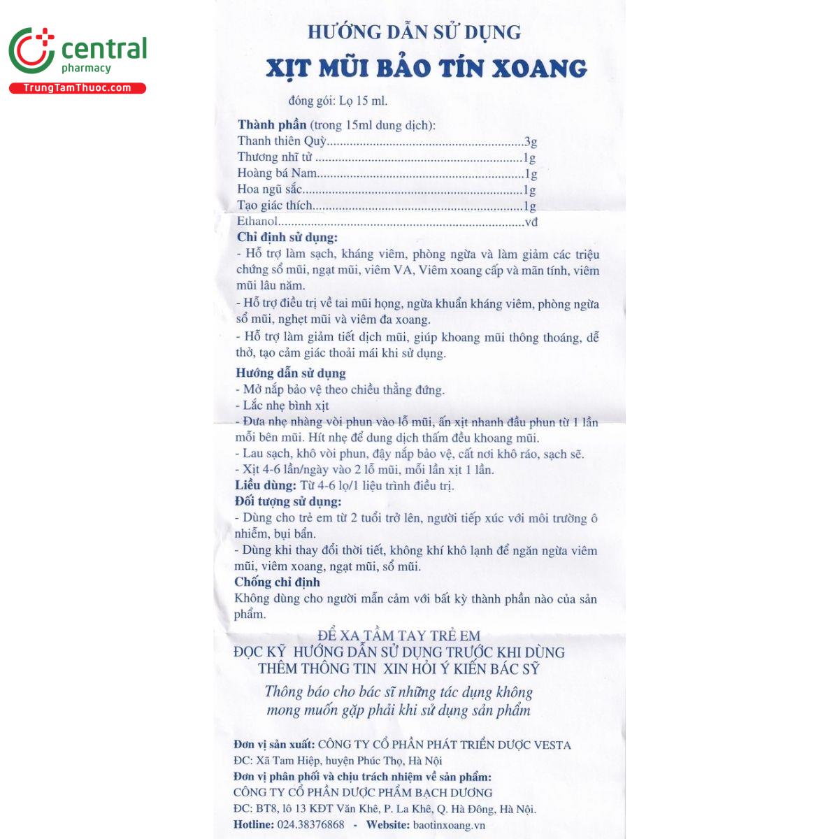 xit mui bao tin xoang 15ml 10 E1311 xit mui bao tin xoang 15ml 10 E1311