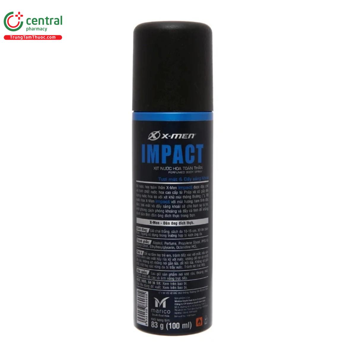 xit nuoc hoa toan than xmen impact 100ml 2 U8128