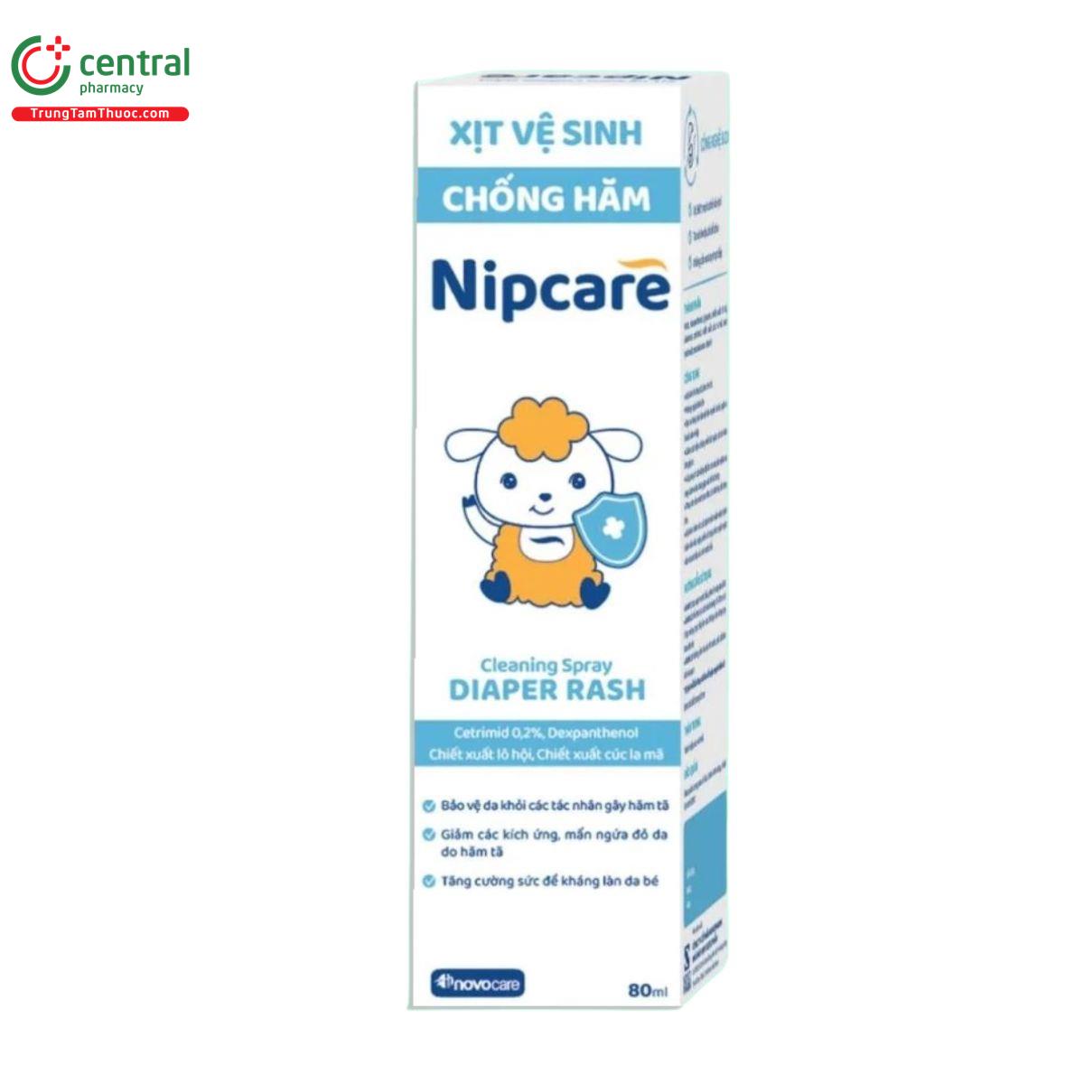 xit ve sinh chong ham nipcare 3 V8884 xit ve sinh chong ham nipcare 3 V8884