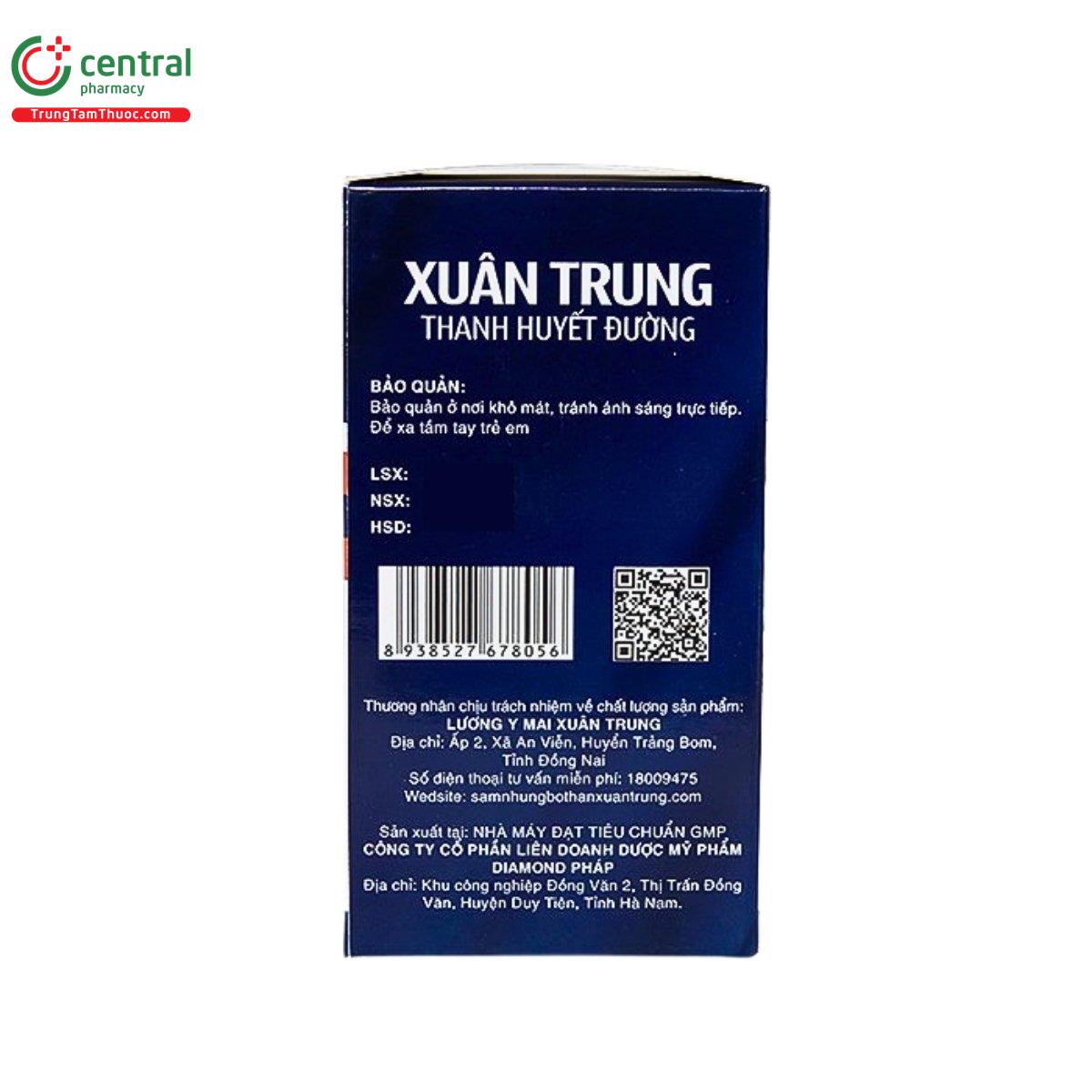 xuan trung thanh huyet duong 6 Q6148 xuan trung thanh huyet duong 6 Q6148