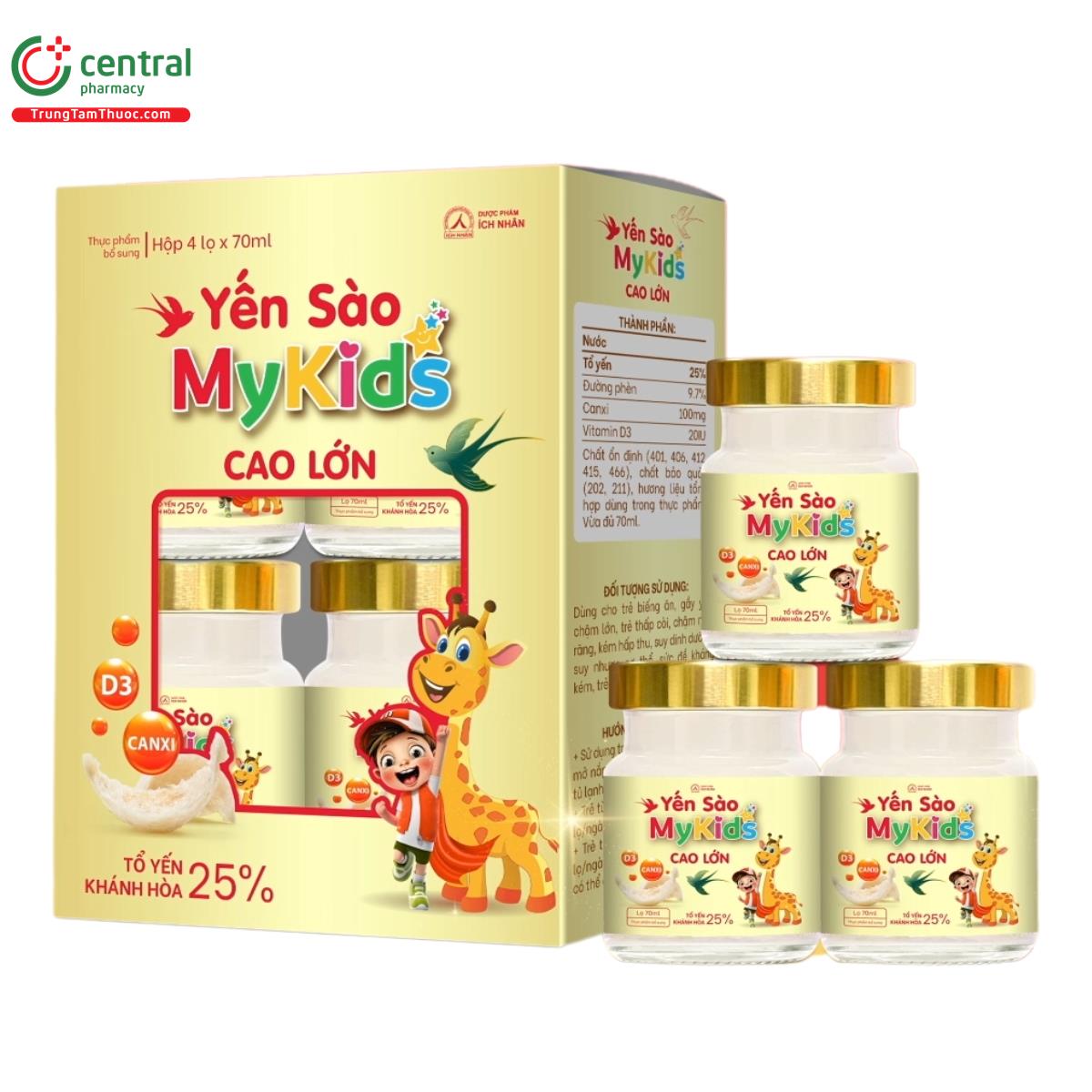 yen sao mykids cao lon 1 L4368 yen sao mykids cao lon 1 L4368