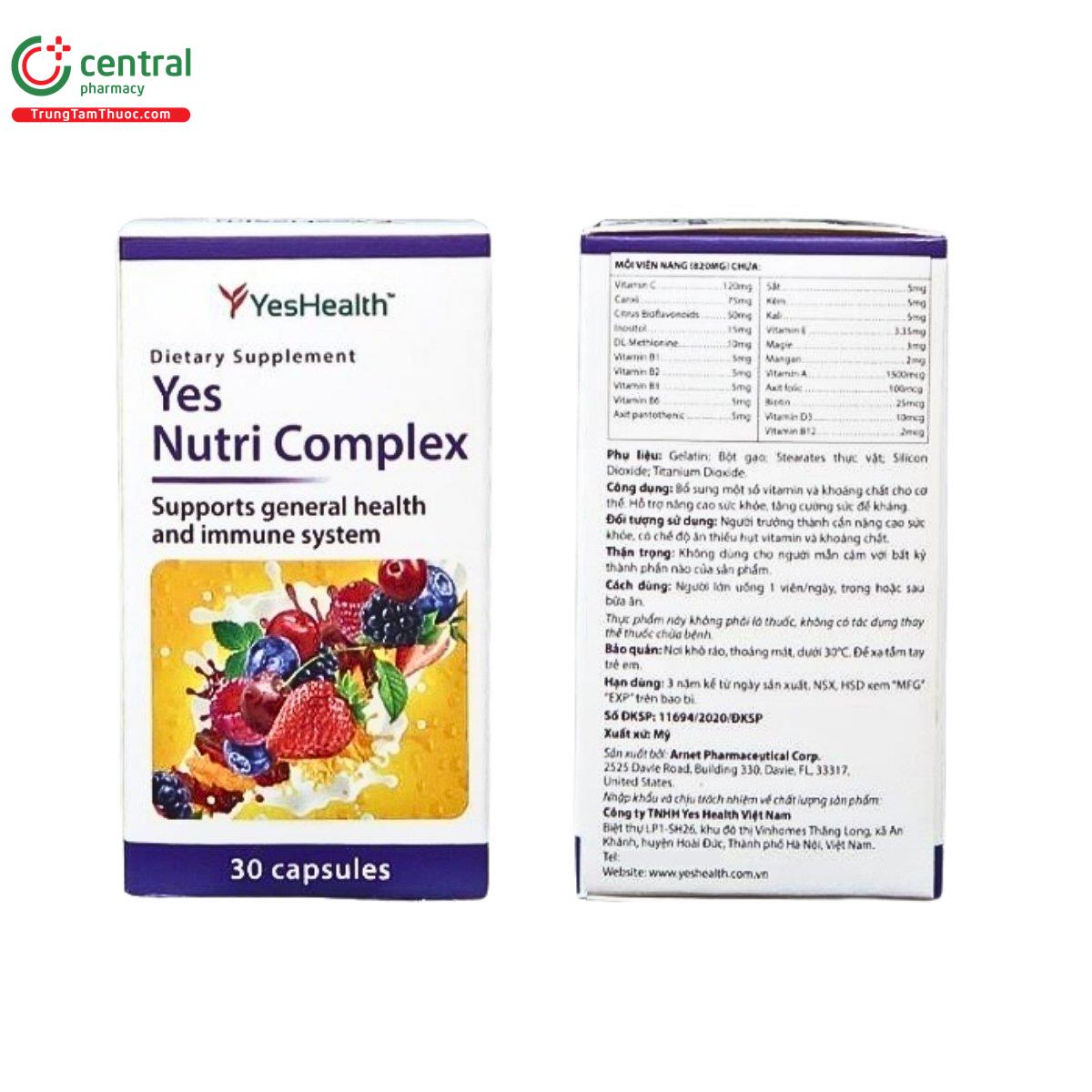 yes nutri complex 3 I3842