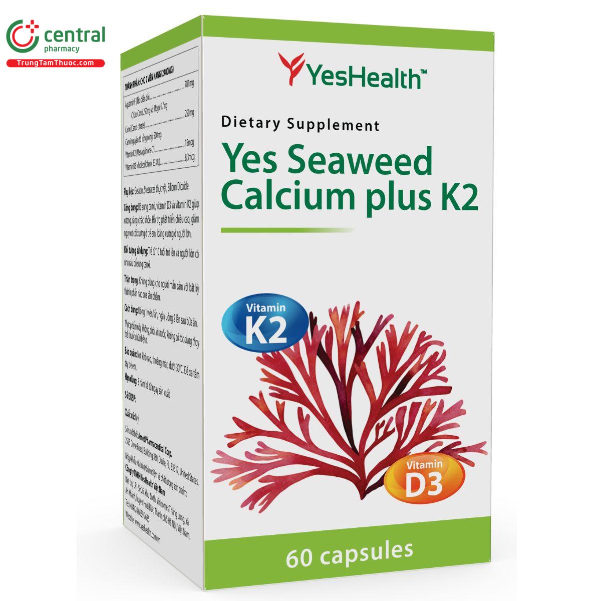 yes seaweed calcium plus k2 5 B0204