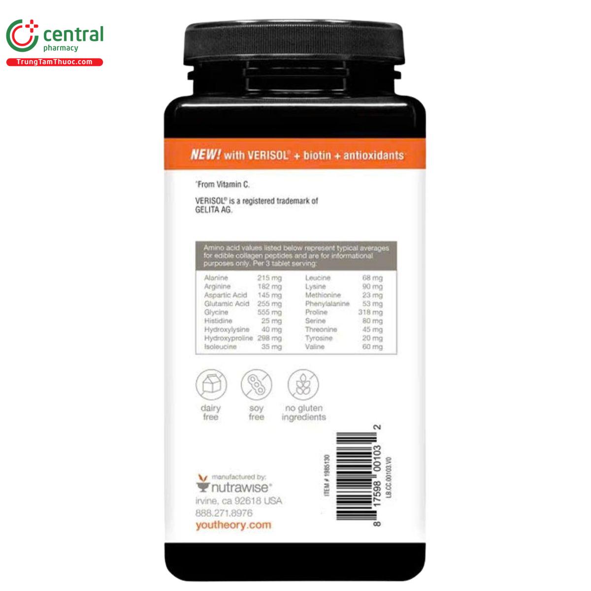 youtheory concentrated effect verisol collagen 3 L4547 youtheory concentrated effect verisol collagen 3 L4547