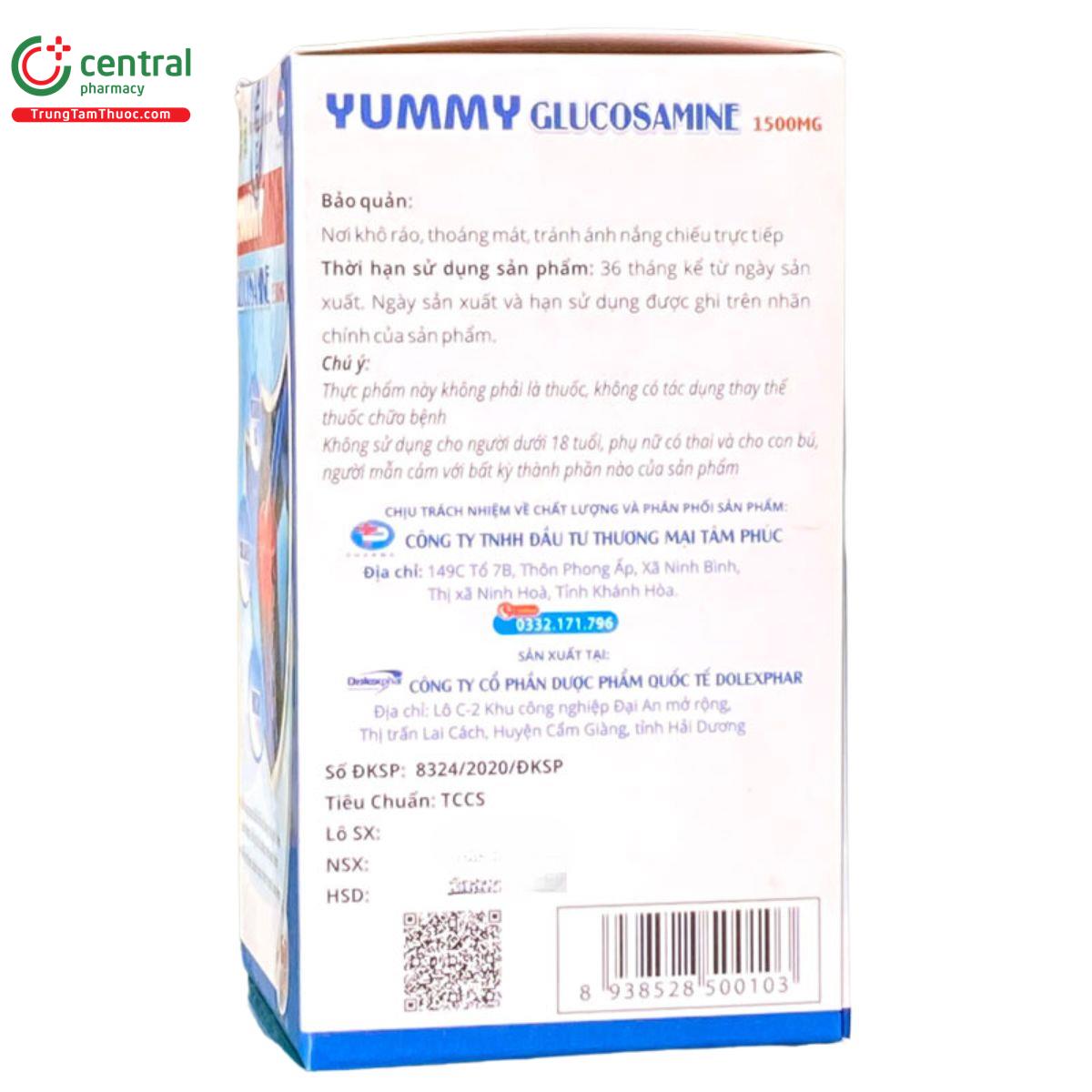 yummy glucosamine 1500mg 3 F2043