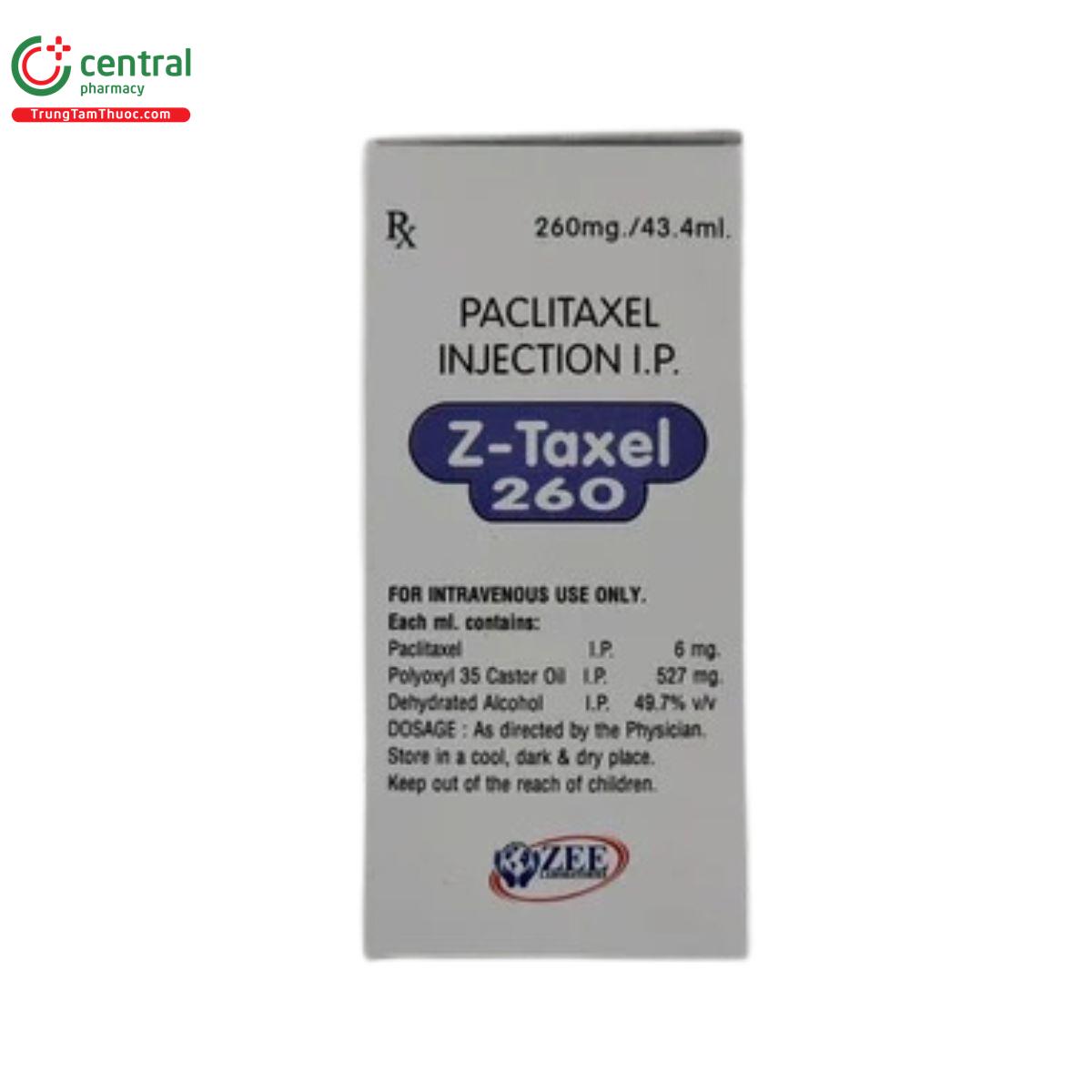 z taxel 260mg 43 4ml 4 L4401