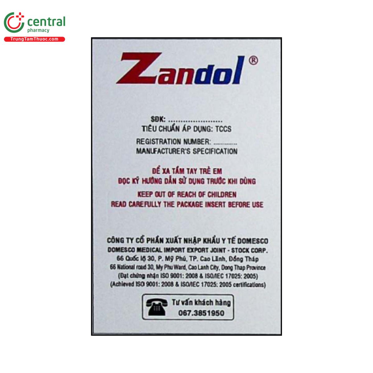 zandol 2 V8015 zandol 2 V8015