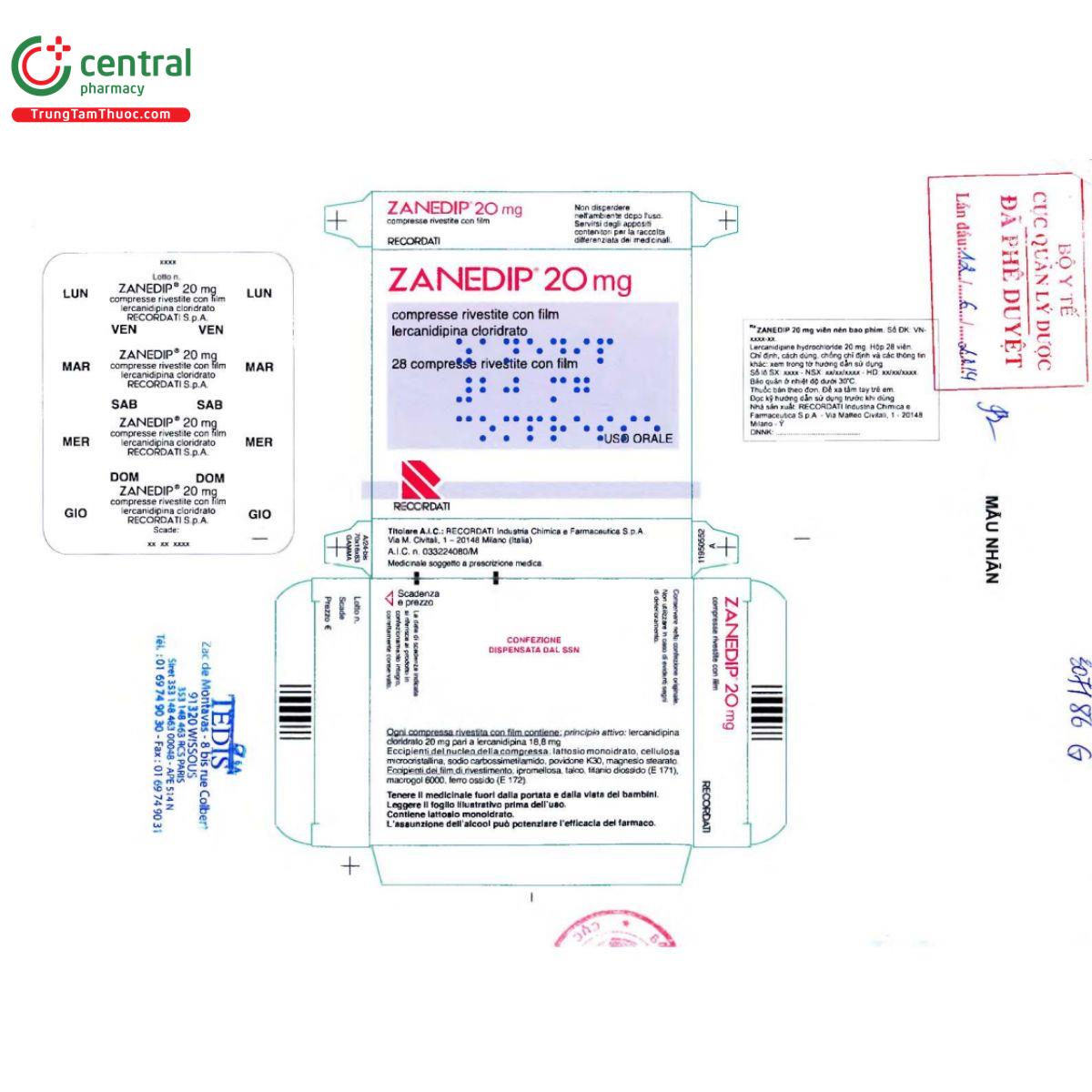 zanedip 20mg 3 E1231 zanedip 20mg 3 E1231