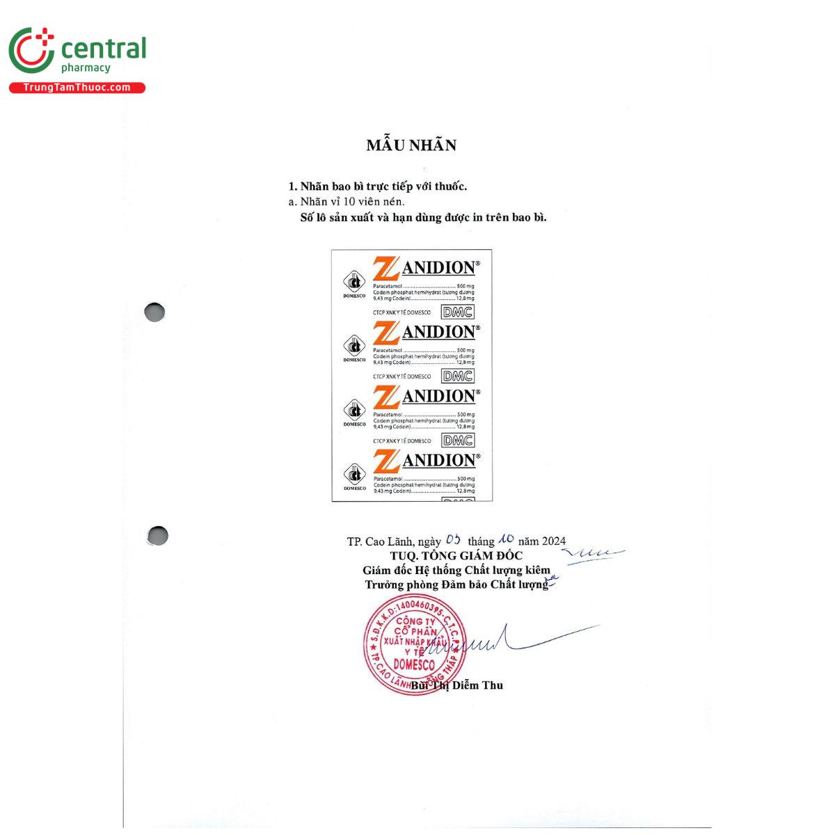 zanidion 500 2 S7721