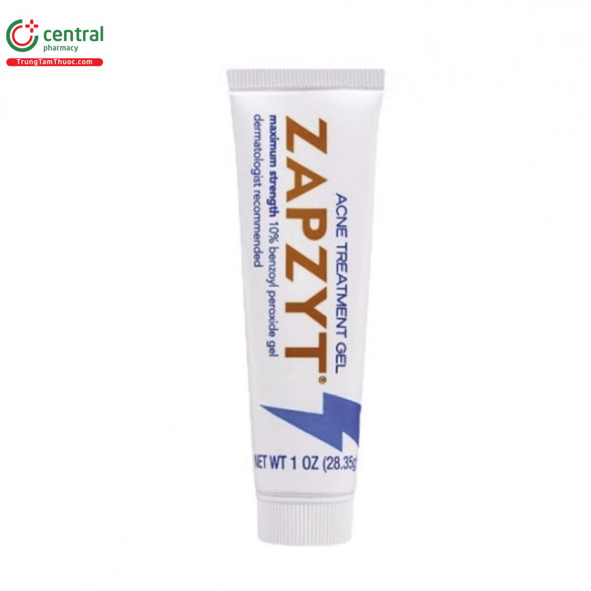 zapzyt maximum strength acne treatment gel 10 S7547