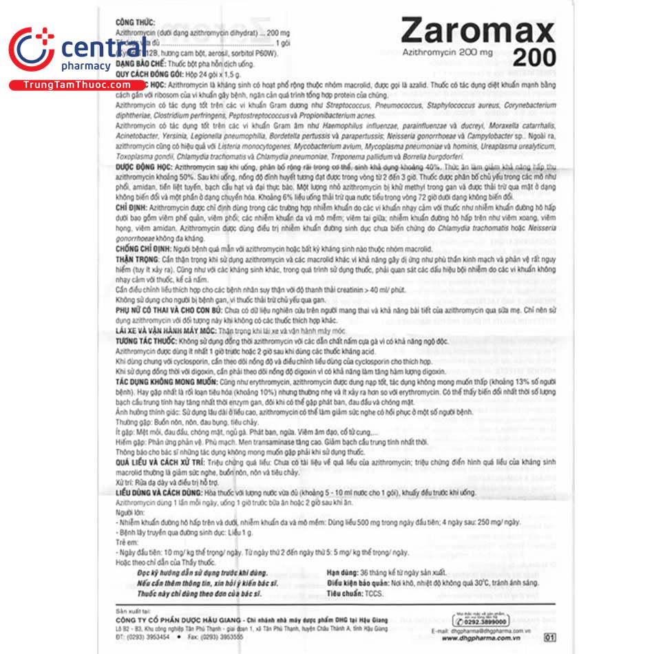 zaromax 200 11 O5883