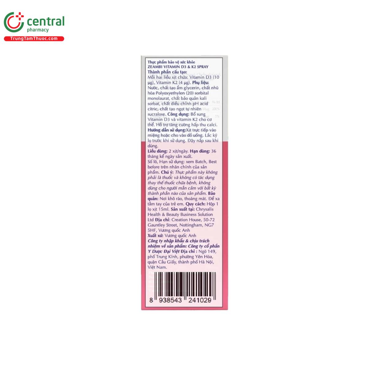 zeambi vitamin d3 k2 spray 6 U8108 zeambi vitamin d3 k2 spray 6 U8108