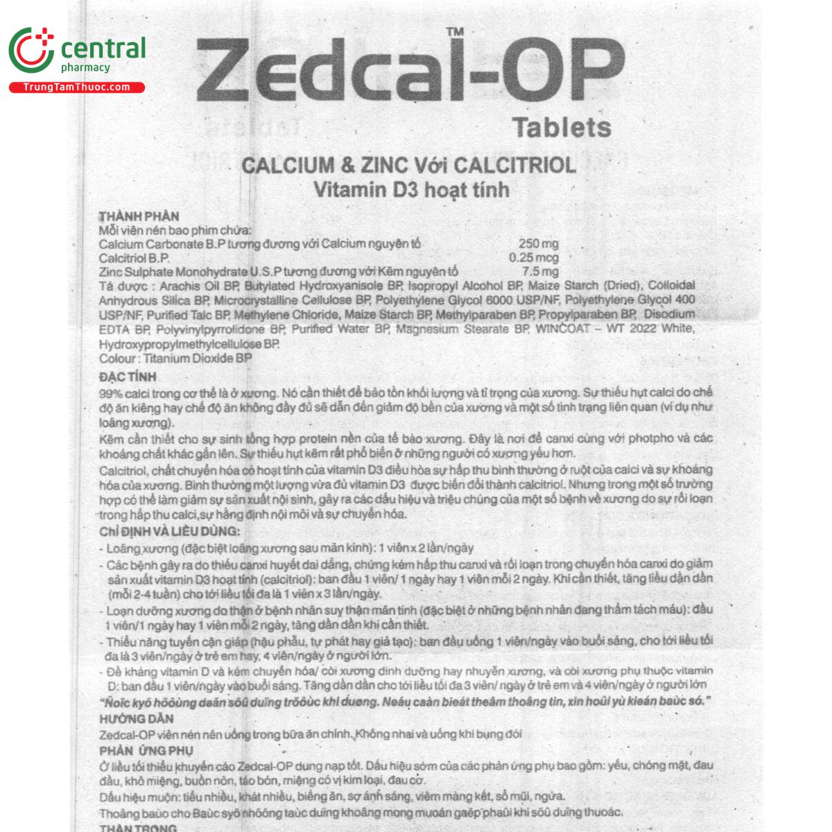 zedcal op tablets 9 R7428