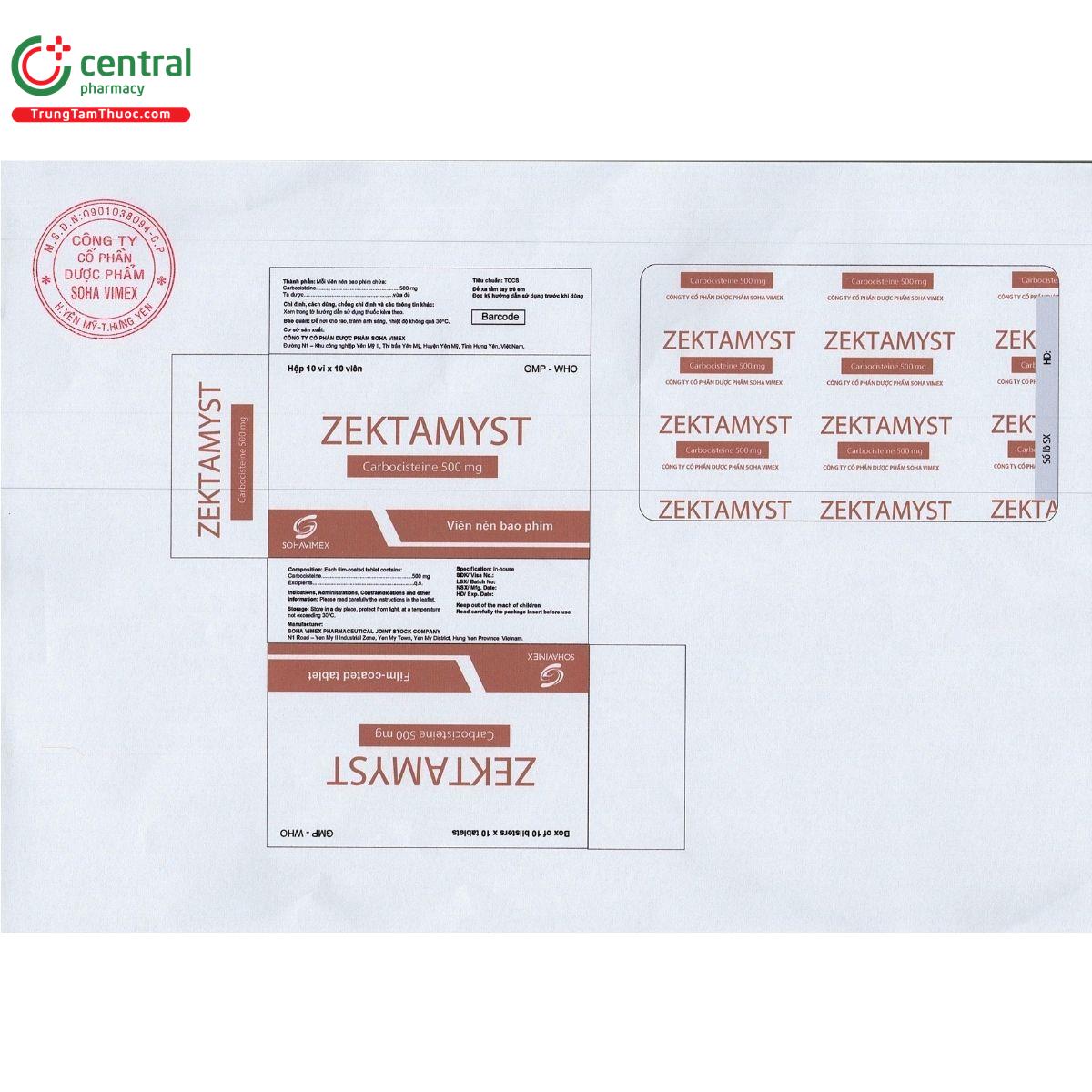 zektamyst 500mg 2 H2370