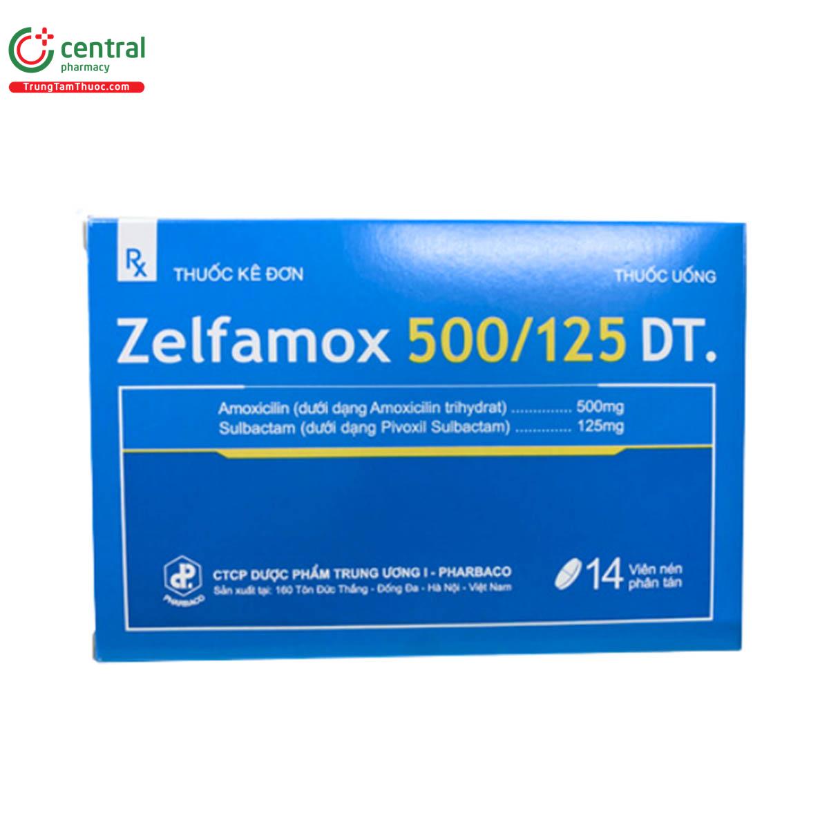 zelfamox 500 125 dt 0 C1505