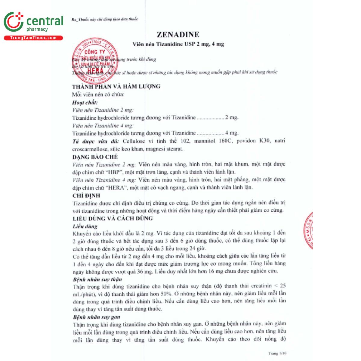 zenadine 1 N5282