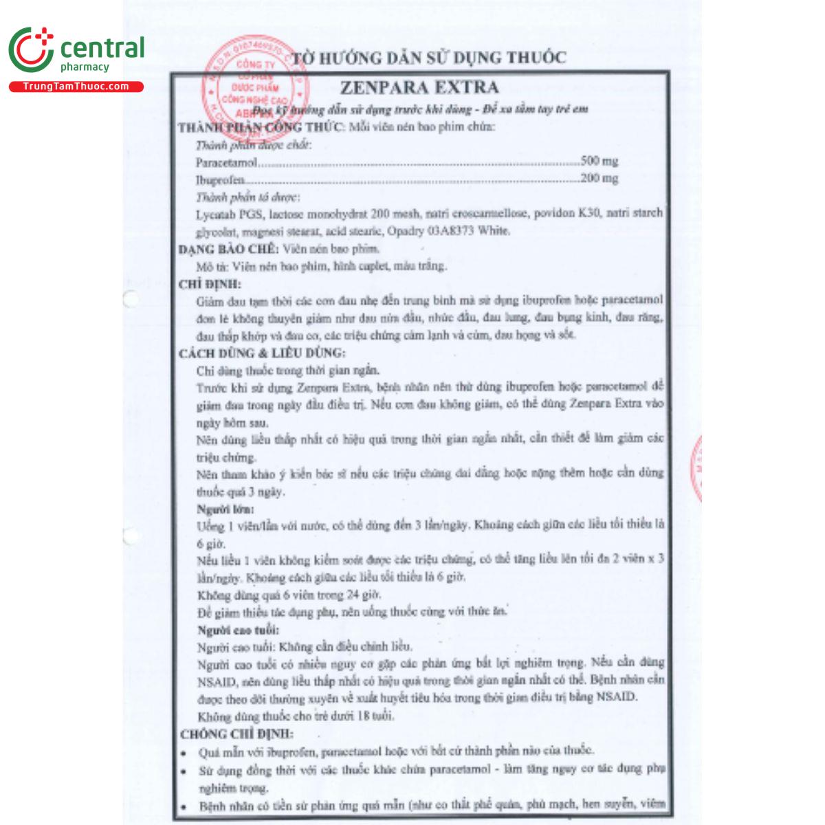 zenpara extra 3 I3458