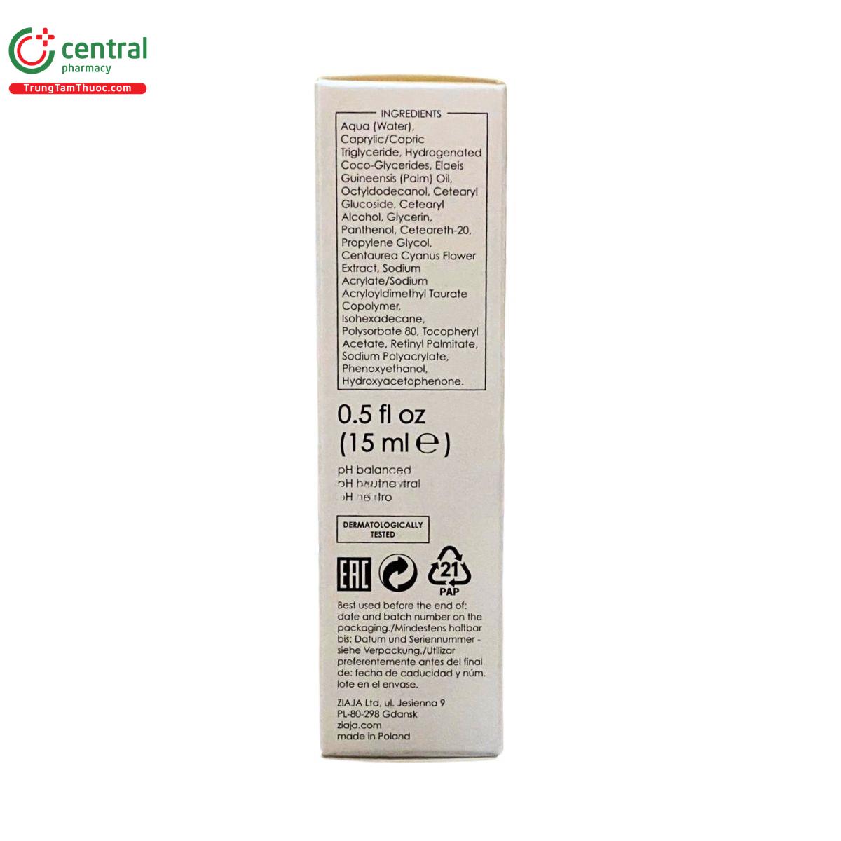 ziaja anti shadow eye cream 5 E2215 ziaja anti shadow eye cream 5 E2215
