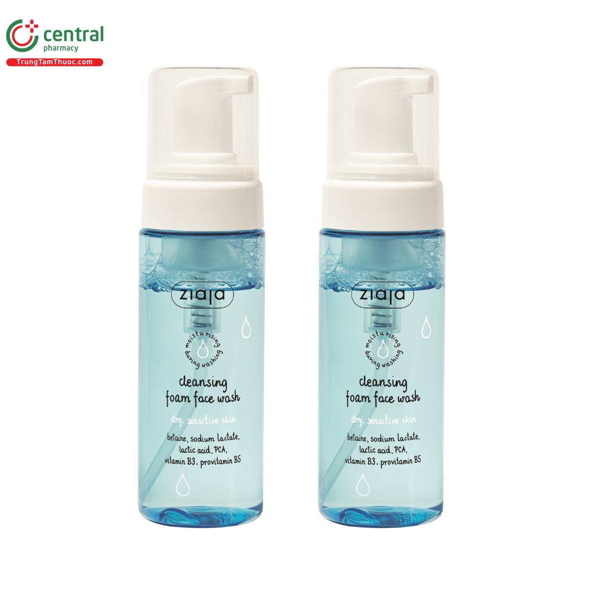 ziaja cleansing foam face wash dry sensitive skin 1 V8546 ziaja cleansing foam face wash dry sensitive skin 1 V8546