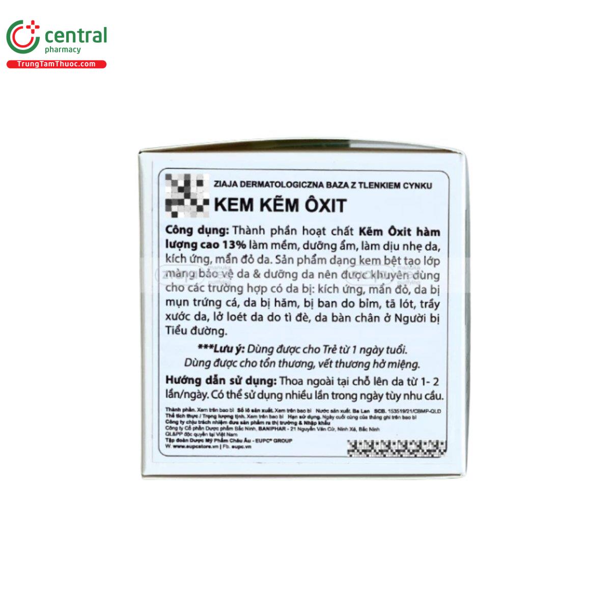 ziaja dermatological base with zinc oxide 5 D1755