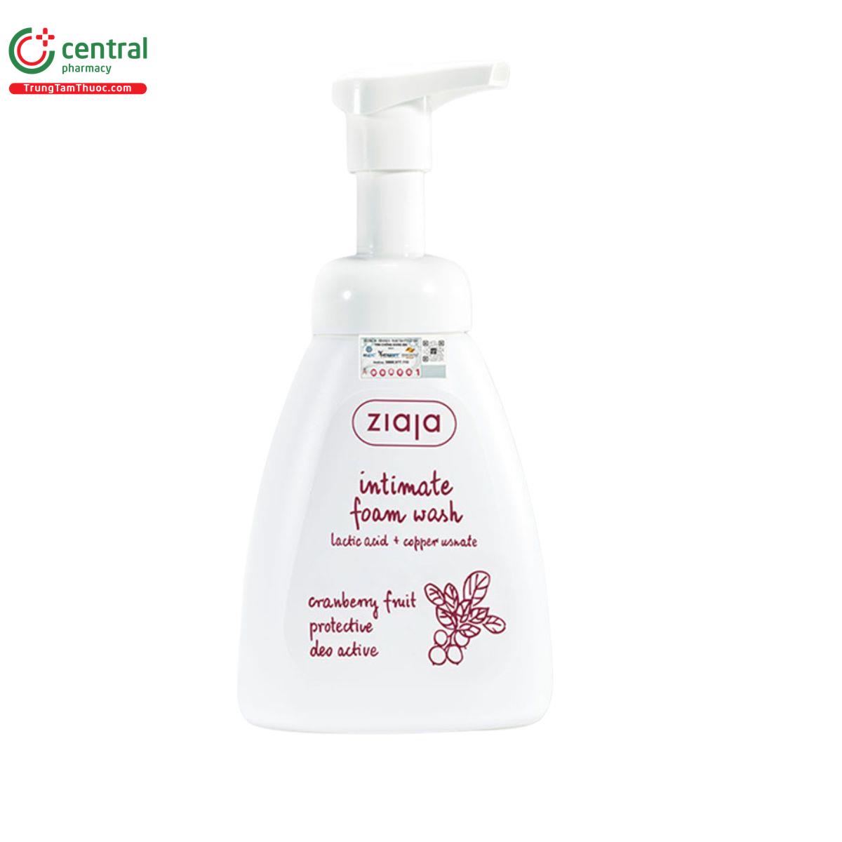 ziaja intimate foam wash cranberry fruit 2 L4675 ziaja intimate foam wash cranberry fruit 2 L4675