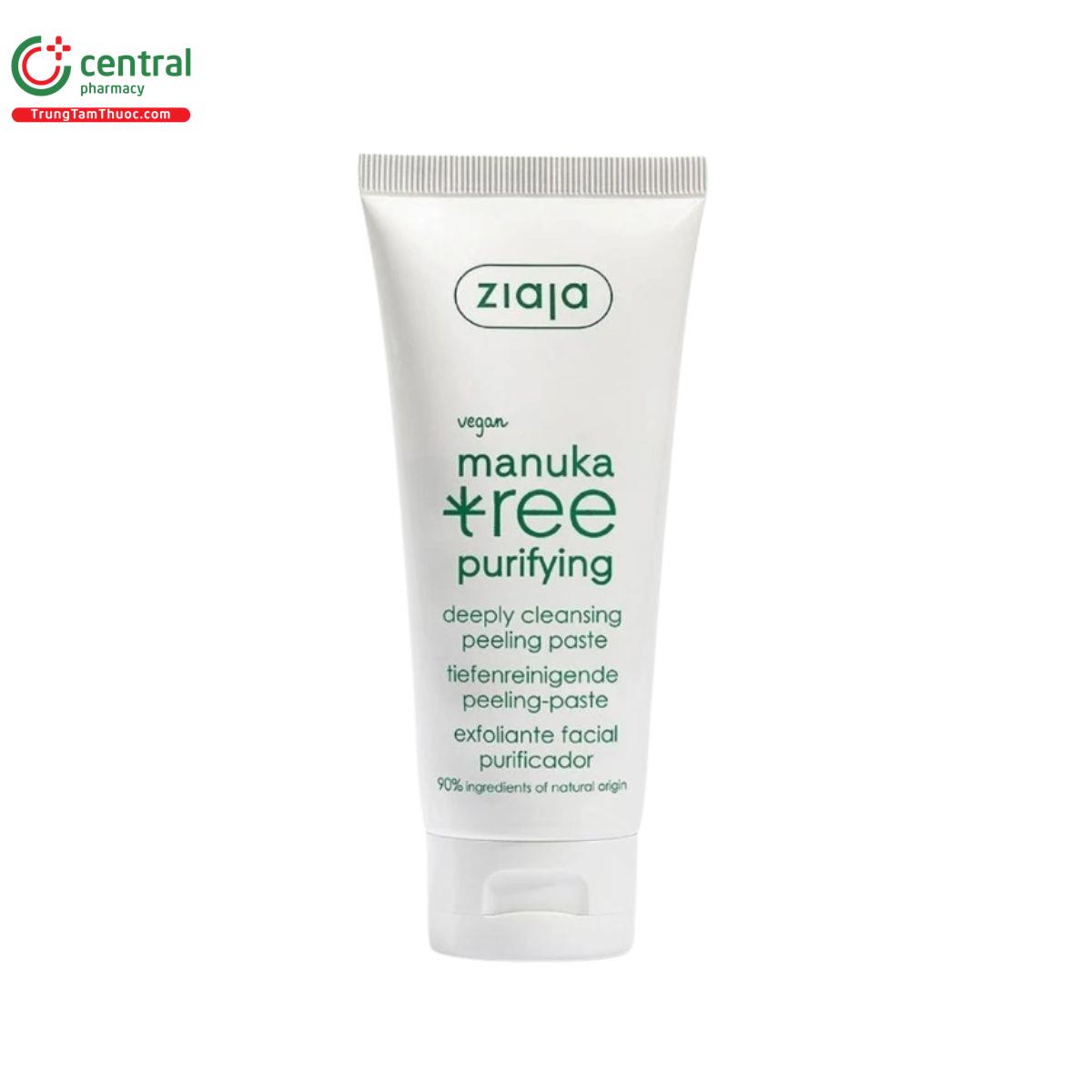 ziaja manuka tree purifying deeply cleansing peeling paste 2 P6422 ziaja manuka tree purifying deeply cleansing peeling paste 2 P6422