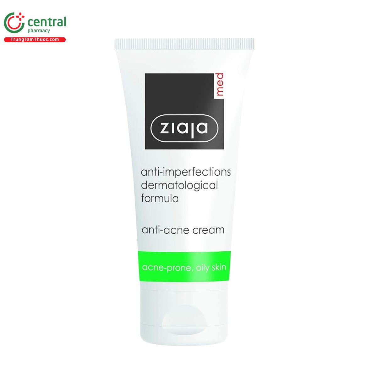 ziaja med anti imperfections dermatological formula acne balance cream 4 O6114