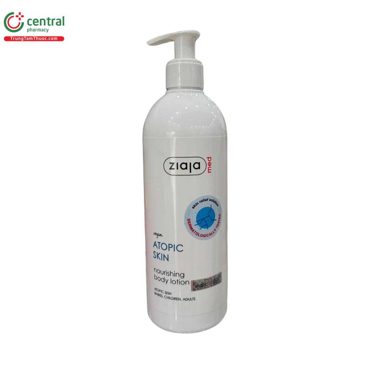 ziaja med atopic skin dermatological formula body lotion nourishing 400ml 1 U8214