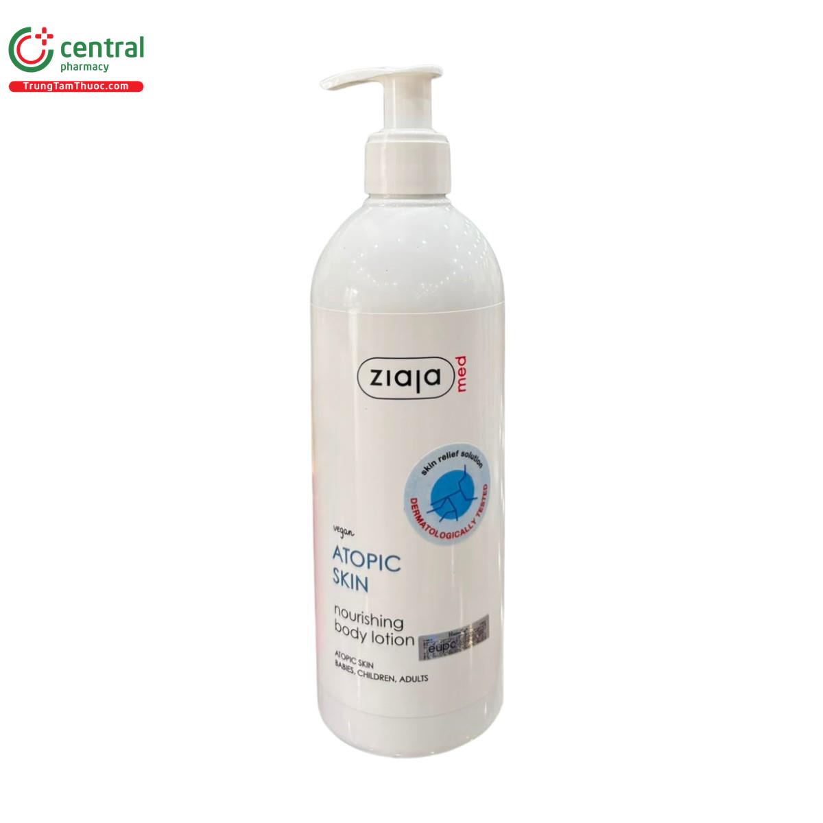 ziaja med atopic skin dermatological formula body lotion nourishing 400ml 2 F2841
