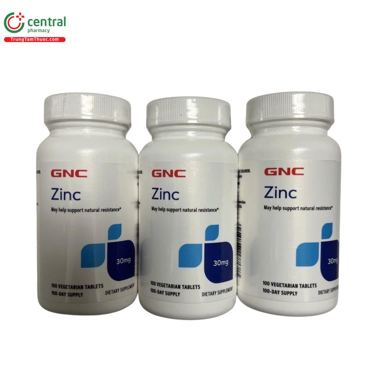 zinc 30mg gnc 2 P6476