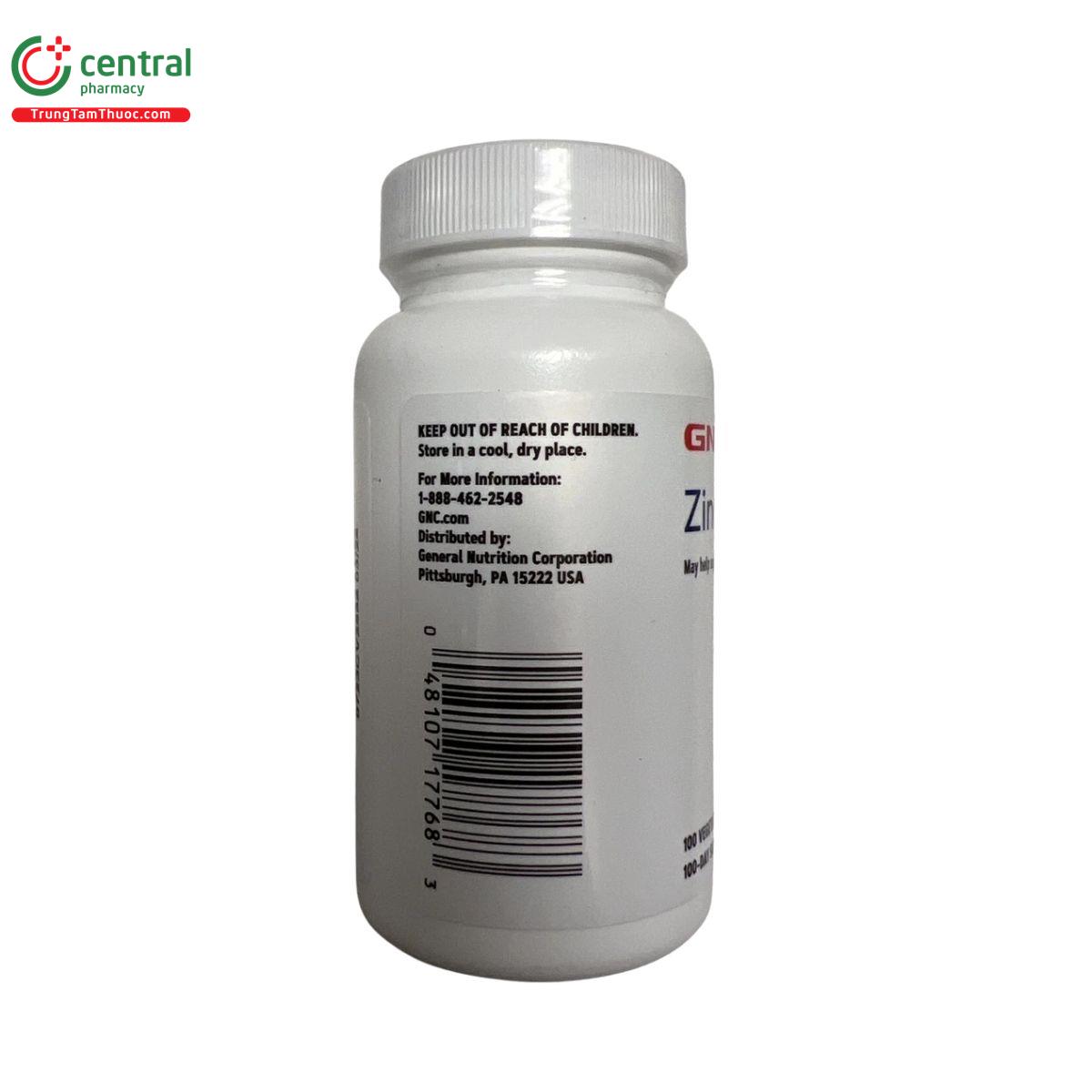 zinc 30mg gnc 5 F2685