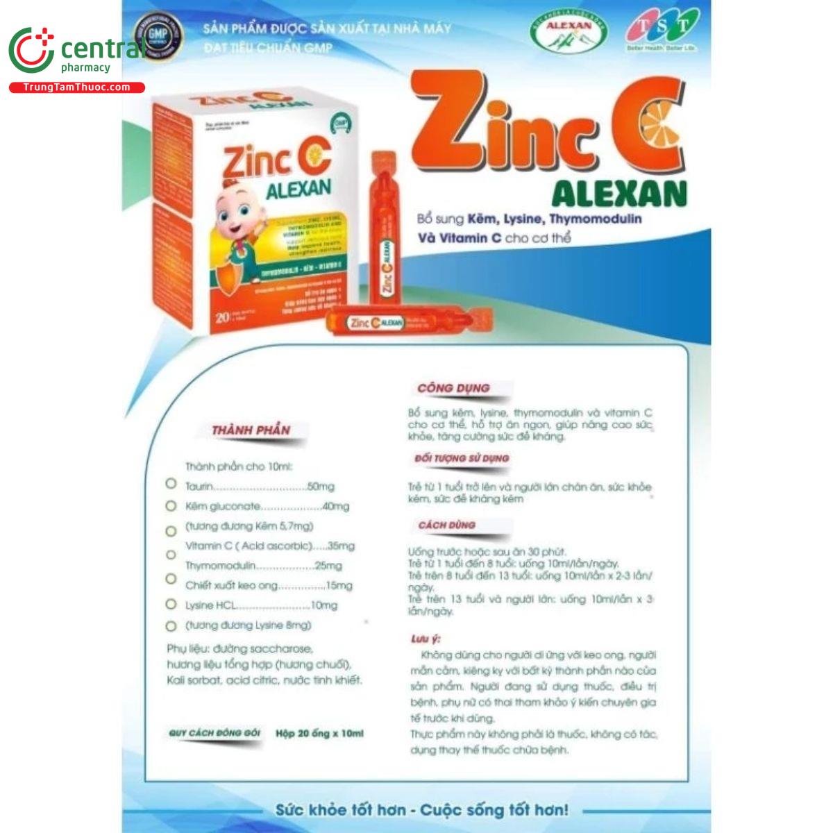 zinc c alexan 8 M5078