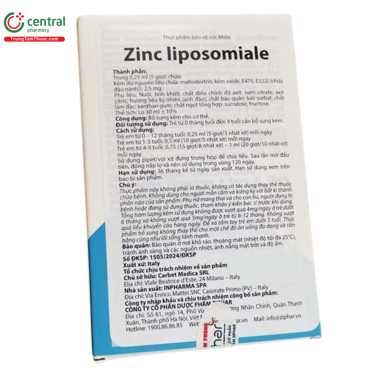 zinc liposomiale 5 C0770
