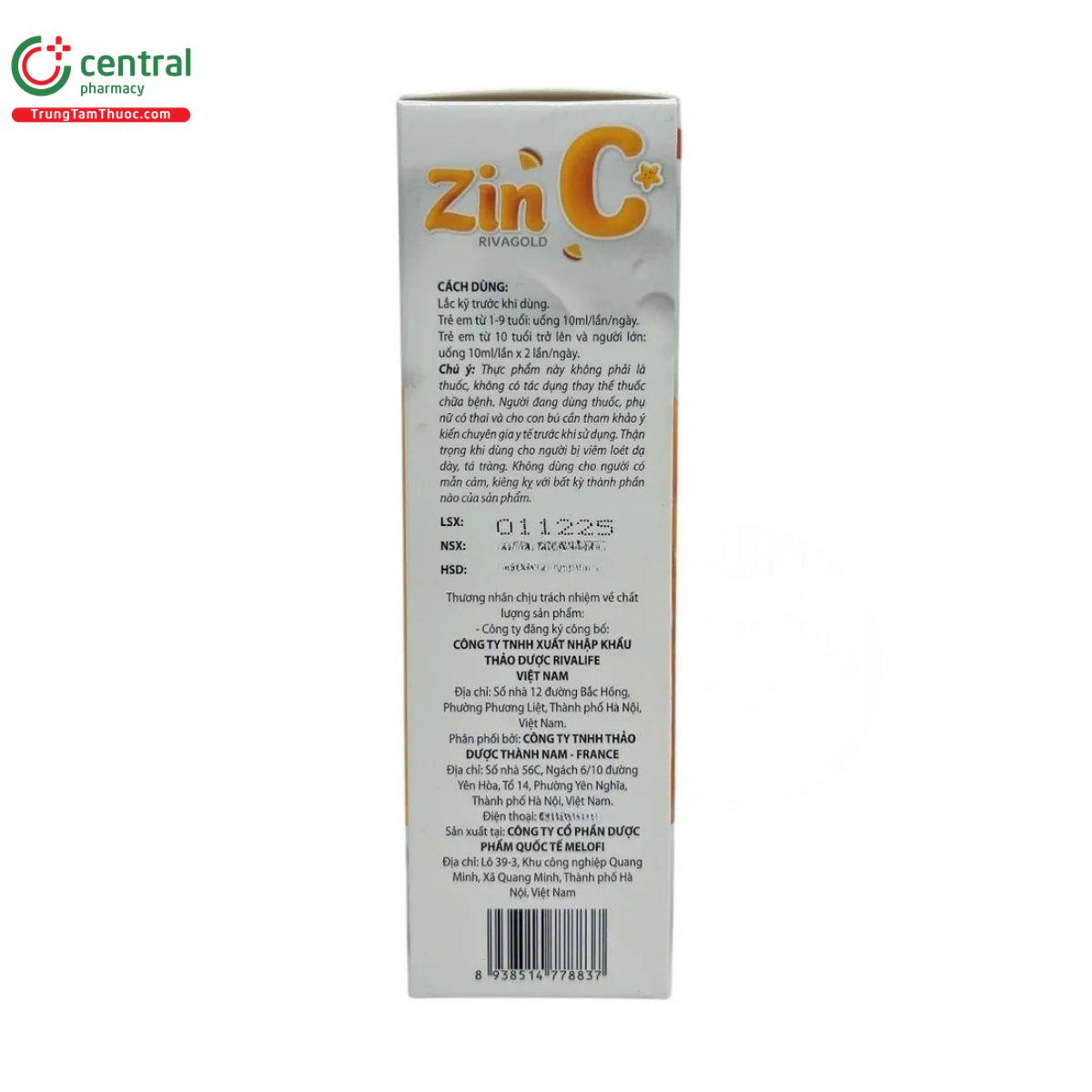 zinc rivagold 3 K4553 zinc rivagold 3 K4553