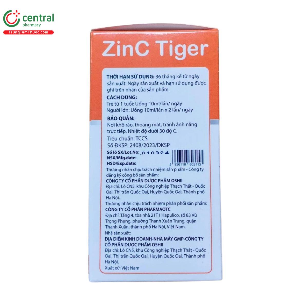 zinc tiger 6 N5627