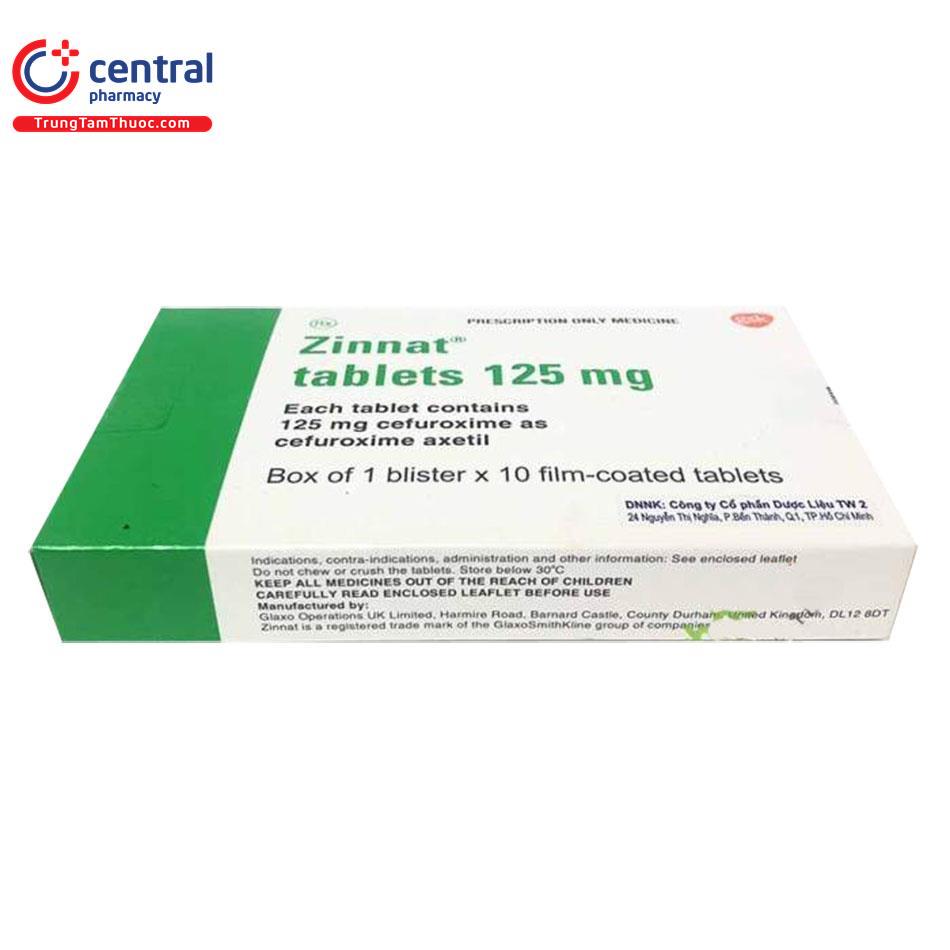 zinnat tablets 125mg 6 L4701