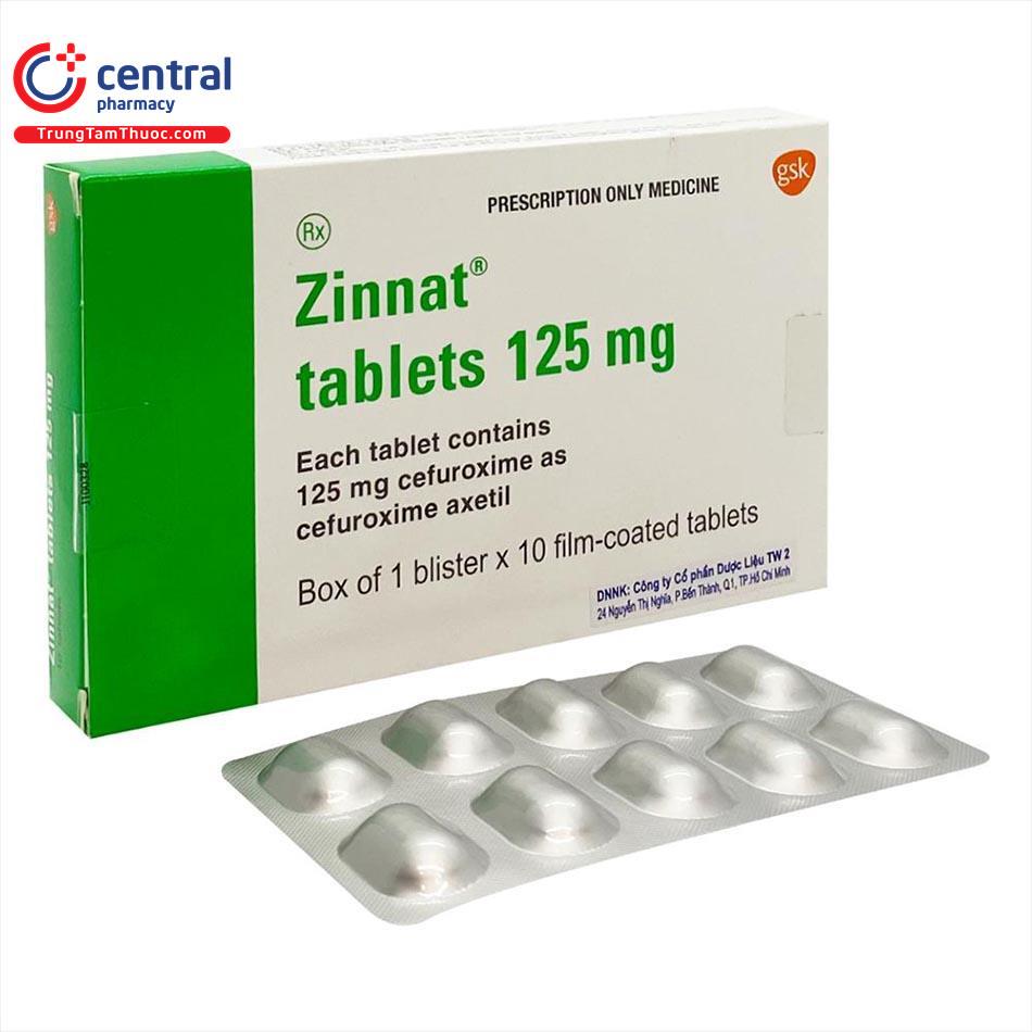 zinnat tablets 125mg 8 O6054