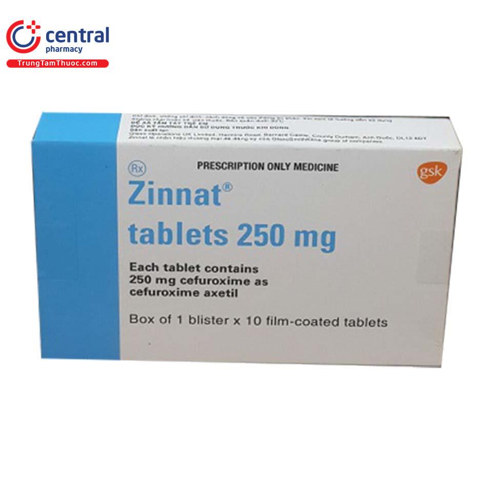 zinnat tablets 250 mg 5 M5157