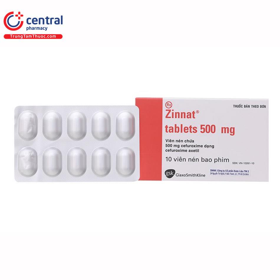 zinnat tablets 500mg 1 U8843